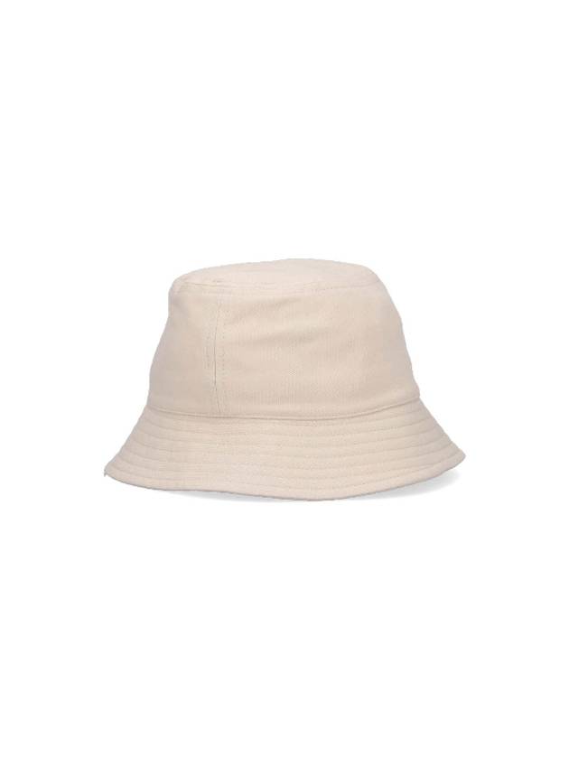 Haley Embroidered Logo Bucket Hat Ivory - ISABEL MARANT - BALAAN 3