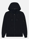 Light Fleece Zip Up Hoodie Black - CP COMPANY - BALAAN 2