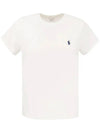 Women's Embroidery Pony Short Sleeve T-Shirt White - POLO RALPH LAUREN - BALAAN 3