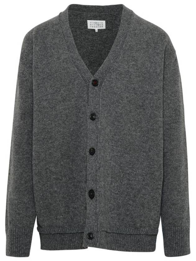 Elbow Patch Cardigan Grey - MAISON MARGIELA - BALAAN 2