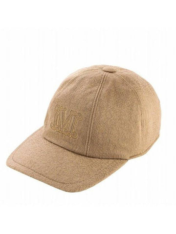 Women's Pisa Logo Ball Cap Beige - MAX MARA - BALAAN 1