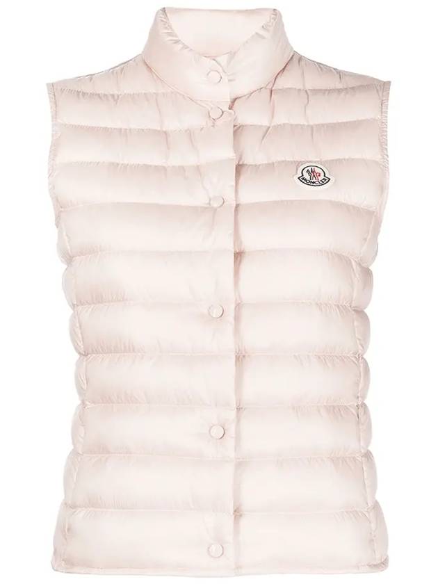 Women s Rihanna logo patch padded vest 1A10200 53048 529 - MONCLER - BALAAN 1