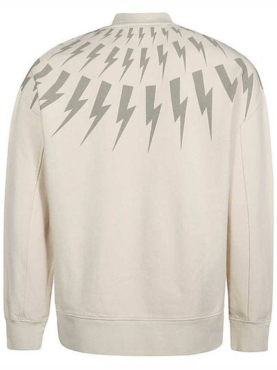 Fair Isle Thunderbolt Easy Sweatshirt - NEIL BARRETT - BALAAN 2