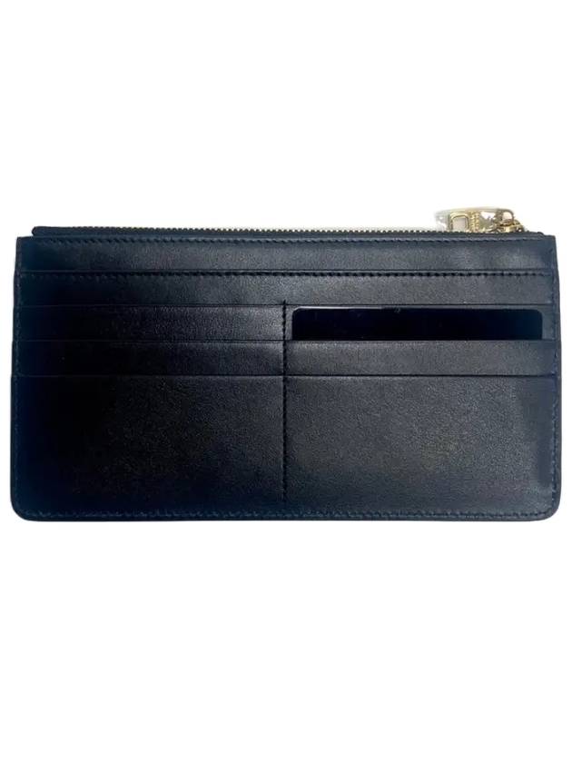 DG Logo Zipper Long Wallet Black - DOLCE&GABBANA - BALAAN 3