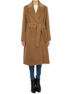 Asti Wool Single Coat Camel - MAX MARA - BALAAN 2