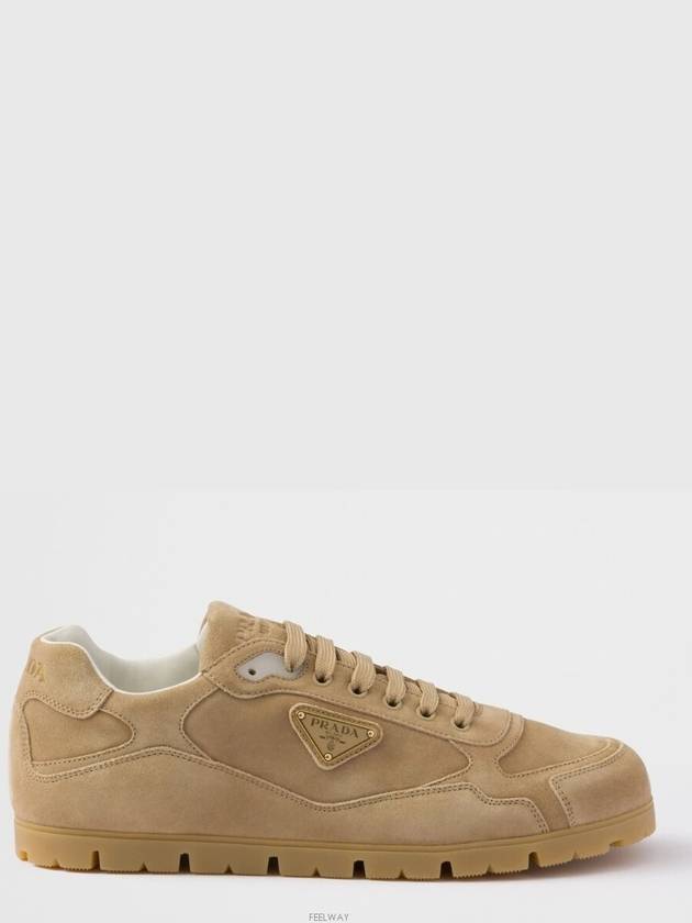 fade suede sneakers - PRADA - BALAAN 3