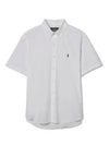 Custom fit short sleeve poplin shirt white - POLO RALPH LAUREN - BALAAN 2