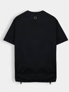 Men s String Short Sleeve T Shirt Black W241TS11708B - WOOYOUNGMI - BALAAN 3