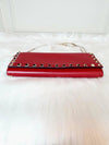 Daol Beomeo Branch Rockstud WOC Chain Wallet Red B - VALENTINO - BALAAN 7