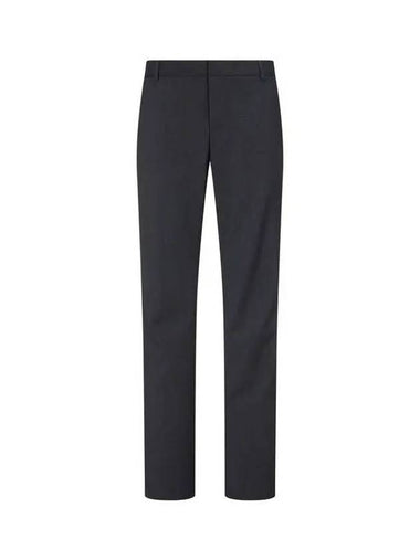 Men s Easy Wool Zipper Pocket Pants Charcoal - EMPORIO ARMANI - BALAAN 1