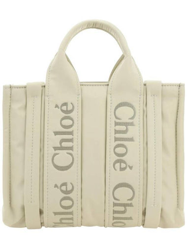 Woody Small Tote Bag Ivory - CHLOE - BALAAN 1