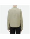 Relax Fit Button Cotton Twill Jacket Beige - BOTTEGA VENETA - BALAAN 3