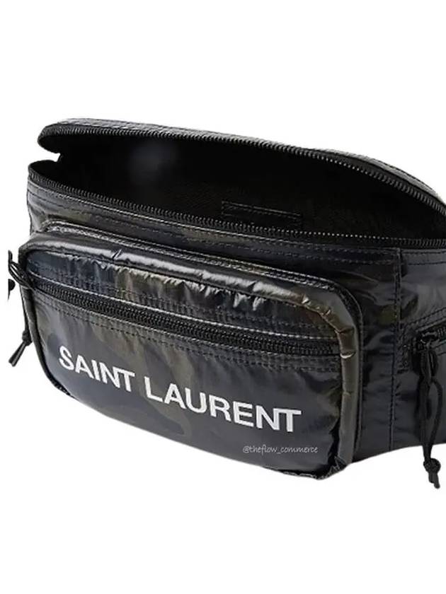 Nylon Logo Nuxx Cross Bag Camo - SAINT LAURENT - BALAAN 6