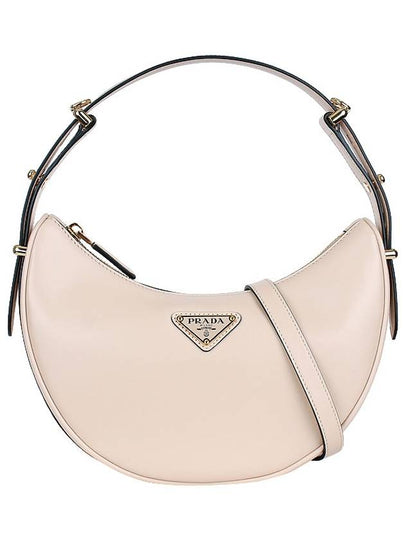 Arque Leather Shoulder Bag Pink - PRADA - BALAAN 2