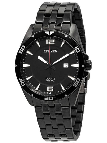 Citizen Quartz Black Dial Black-plated Men's Watch BI5055-51E - CITIZEN - BALAAN 1