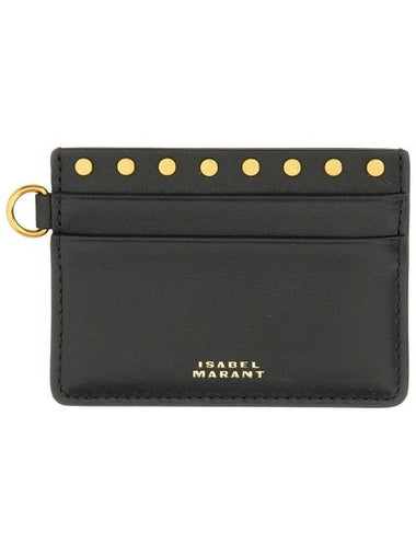 Isabel Marant Card Holder With Logo - ISABEL MARANT - BALAAN 1