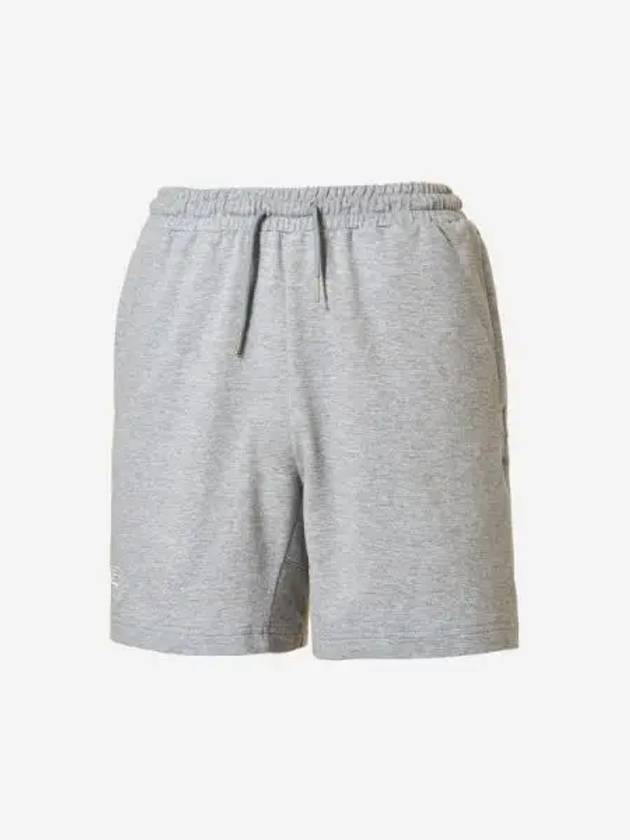 Court Club Sweat Shorts Light Gray - NEW BALANCE - BALAAN 1