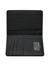 Bovine Leather Card Wallet Black - MAISON MARGIELA - BALAAN 4