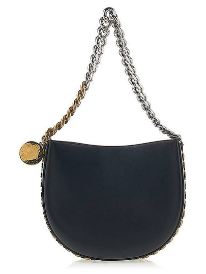 Frayme Medium Shoulder Bag Black - STELLA MCCARTNEY - BALAAN 2