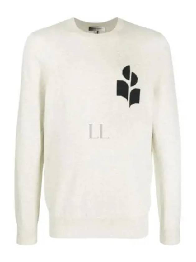 Men's Evans Logo Sweatshirt Light Grey - ISABEL MARANT - BALAAN 2