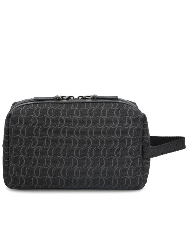 Zip N Flap Pouch Bag Black - CHRISTIAN LOUBOUTIN - BALAAN 3