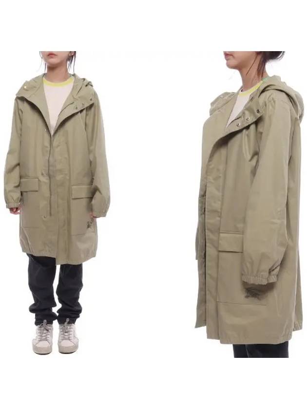 Gabardine hooded coat 8094131 HUNTER 24F 1216288 - BURBERRY - BALAAN 1