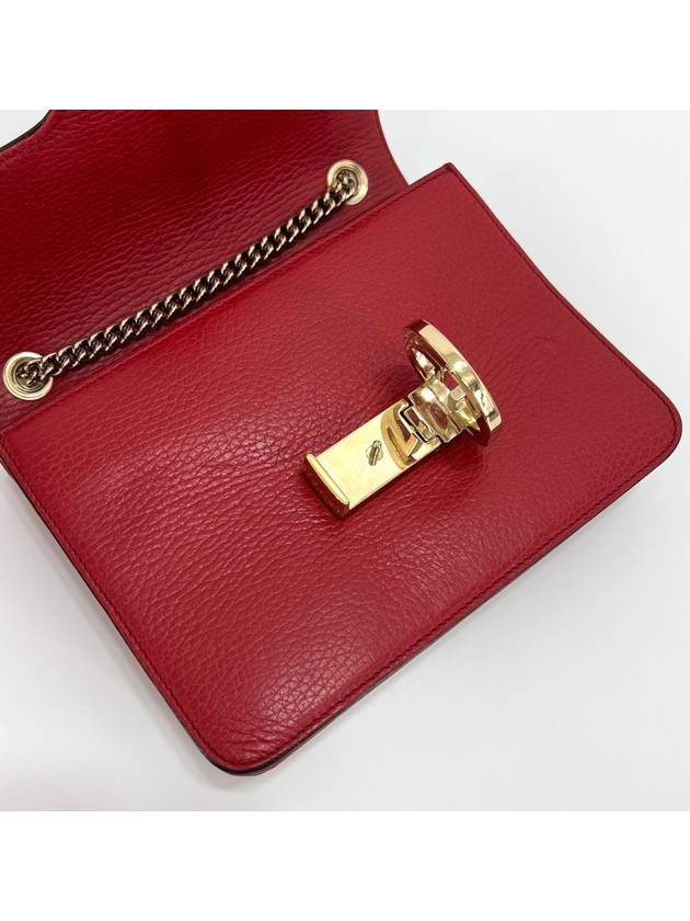 Interlocking chain cross bag red 510304 - GUCCI - BALAAN 8