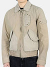 Pocket Bomber Jacket Beige - TEN C - BALAAN 2