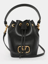 V Logo Bucket Bag Black - VALENTINO - BALAAN 3