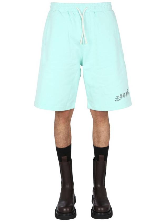 Bermuda Shorts Light Blue - MSGM - BALAAN 2