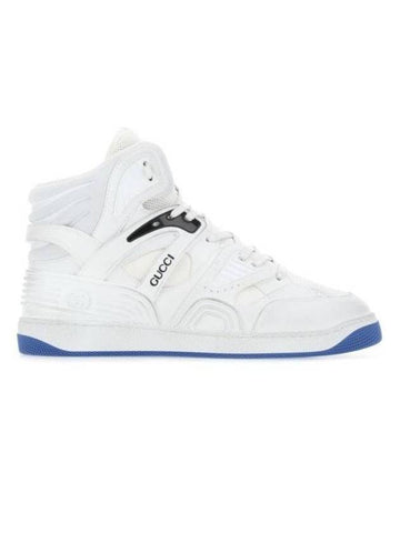 Interlocking G Basket High Top Sneaker White - GUCCI - BALAAN 1