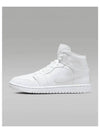 Women's Jordan 1 Mid High Top Sneakers White - NIKE - BALAAN 2