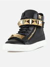 Gold Velcro High Top RW4079 BK - GIUSEPPE ZANOTTI - BALAAN 4