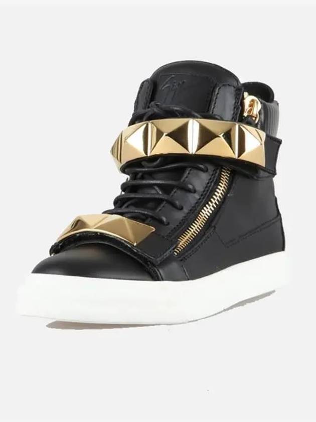 Gold Velcro High Top RW4079 BK - GIUSEPPE ZANOTTI - BALAAN 4