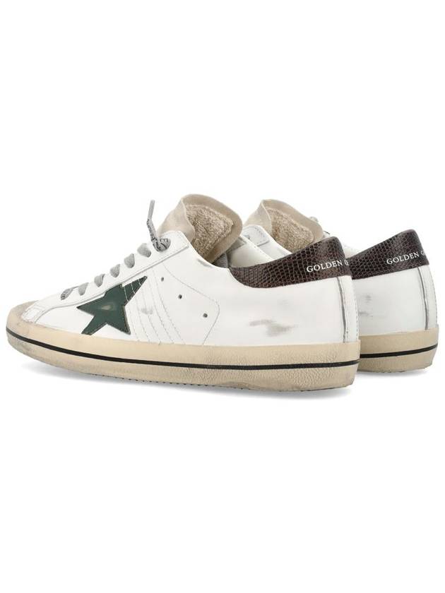 Superstar Brown Tab Low Top Sneakers White - GOLDEN GOOSE - BALAAN 5