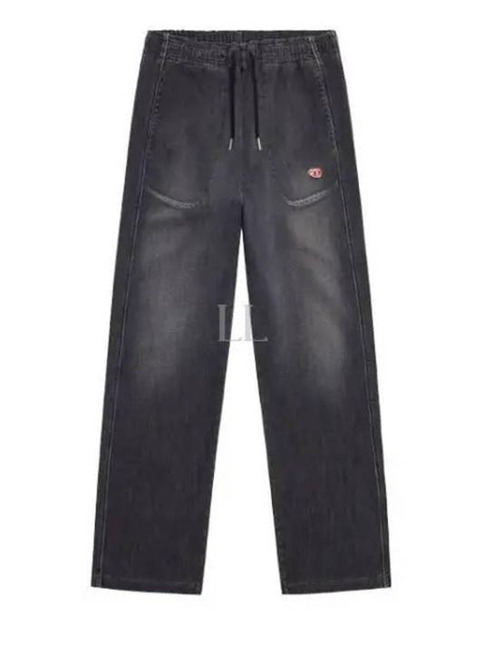 D Martians Track Jeans Black - DIESEL - BALAAN 2