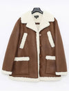 Clara Shearling Coat Brown - A.P.C. - BALAAN 3