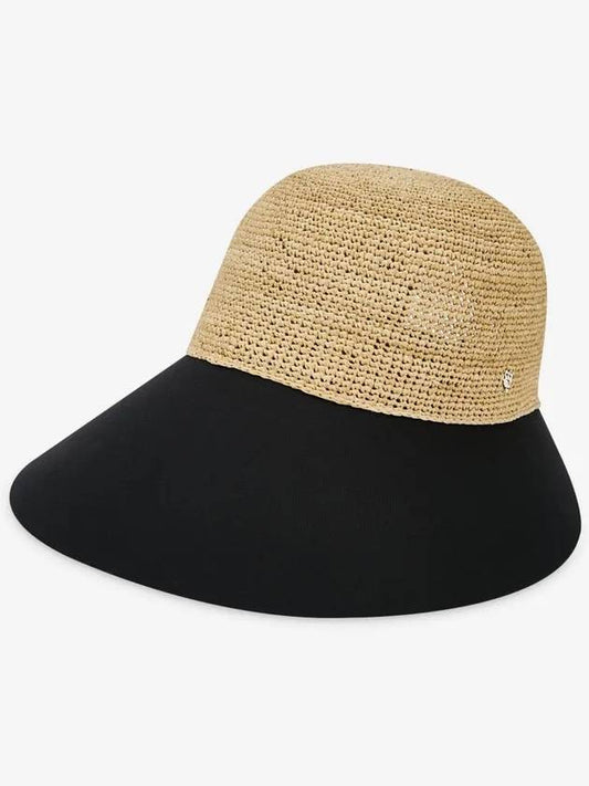 Women's Blaze Natural Black Sun Cap HAT50530 Natural Black - HELEN KAMINSKI - BALAAN 2