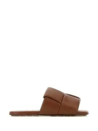 Bottega Veneta Intrecciato Patch Flat Mule Caramel - BOTTEGA VENETA - BALAAN 2