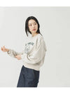 Brushed Options University Badge Sweat Shirts GREIGE - LE SOLEIL MATINEE - BALAAN 4