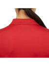 Women's Golf Logo Short Sleeve PK Shirt Red - HYDROGEN - BALAAN 8