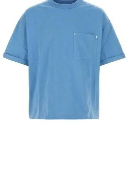 Long Sleeve T-Shirt 773598VKLZ0 4225 BLUE - BOTTEGA VENETA - BALAAN 2