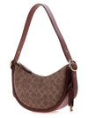 Luna Shoulder Bag in Signature Canvas CC440 TAN RUST - COACH - BALAAN 2