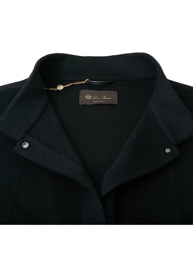 Salzburg Cashmere Cape Navy - LORO PIANA - BALAAN 11