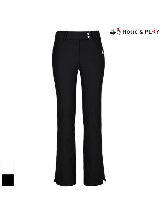 Women s hem slit fleece bonding bootcut HC4WPT001 - HOLIC&PLAY - BALAAN 2