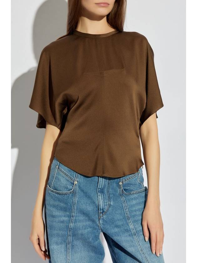 Isabel Marant Top Karlit, Women's, Brown - ISABEL MARANT - BALAAN 3