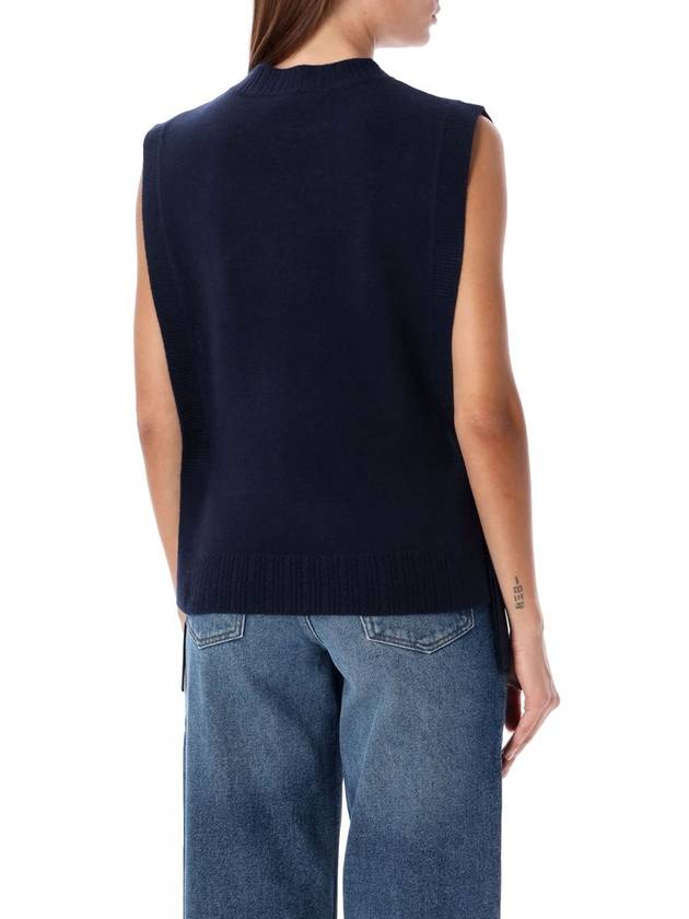 Margot Knitted Vest Dark Navy - A.P.C. - BALAAN 3