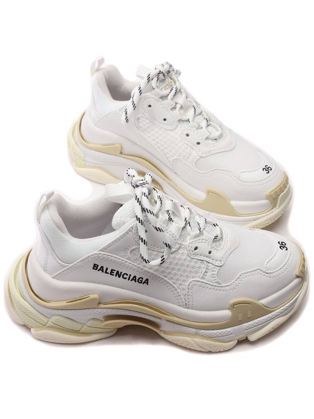 Triple S Low-Top Sneakers White - BALENCIAGA - BALAAN 6