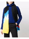 Anagram Patch Color Block Intarsia Muffler - LOEWE - BALAAN 5