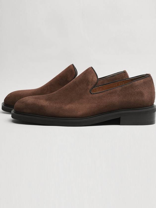 Jericho Suede Loafers Brown - FLAP'F - BALAAN 1